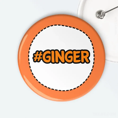 Hashtag Ginger Badge