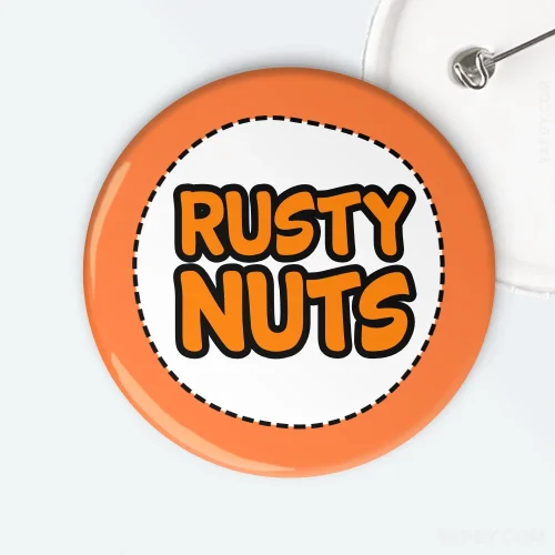 Rusty Nuts Ginger Badge