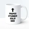 Proper Stunner Solid Bird Mug